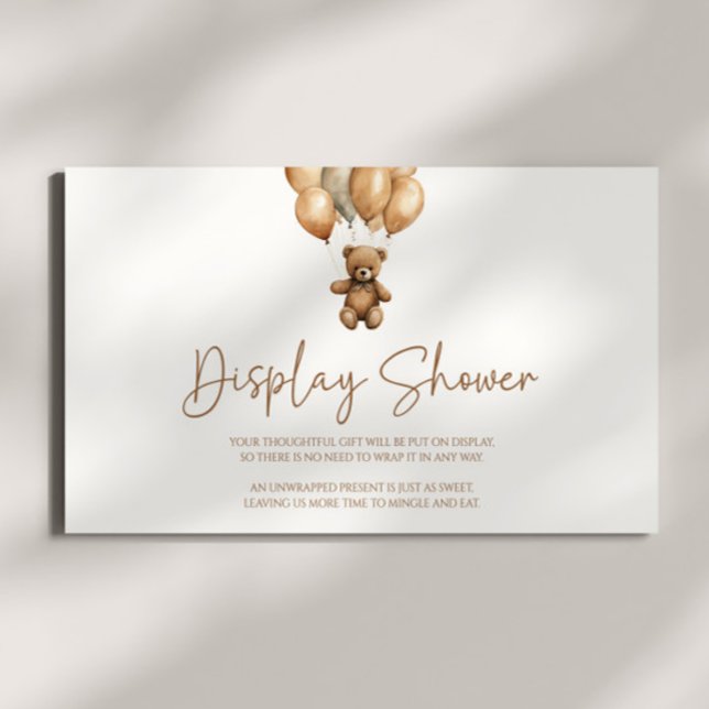 Tarjeta De Recepción Ducha de visualización Baby Shower de Brown Boho T (Subido por el creador)