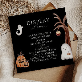 Tarjeta De Recepción Ducha de visualización de Baby Shower Boho Hallowe