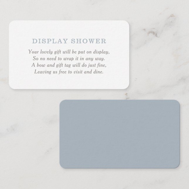 Tarjeta De Recepción Ducha de visualización de Baby Shower náutica (Anverso / Reverso)