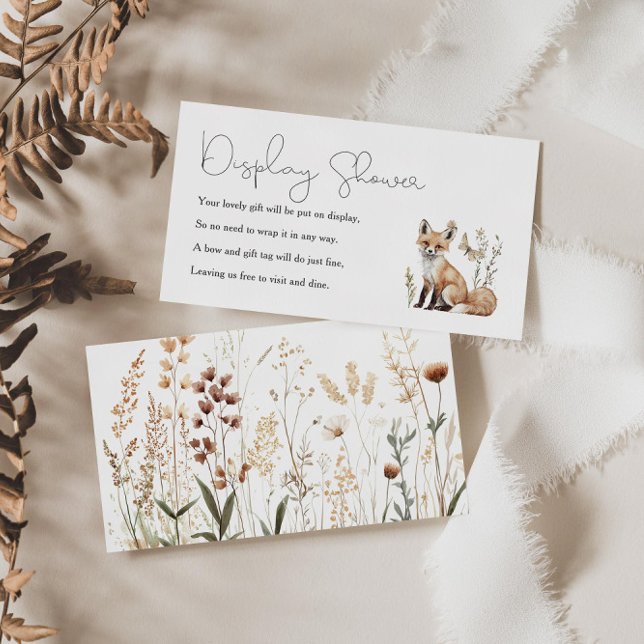 Tarjeta De Recepción Ducha de visualización de Baby Shower Woodland (Subido por el creador)