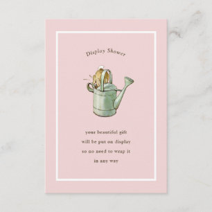 Tarjeta De Recepción Ducha de visualización de cosecha rosa Peter Rabbi