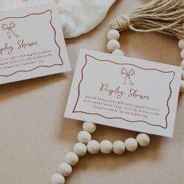 Tarjeta De Recepción Ducha de visualización Dolce Vita