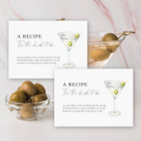 Ducha nupcial Martini Receta de la novia