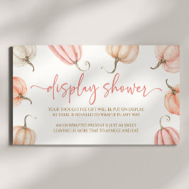 Tarjeta De Recepción Ducha para la pantalla de la ducha de la novia de 