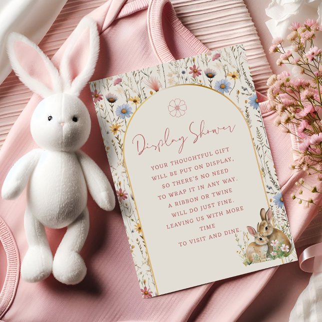 Tarjeta De Recepción Ducha Rustic Beige para la exposición de flores si (Subido por el creador)