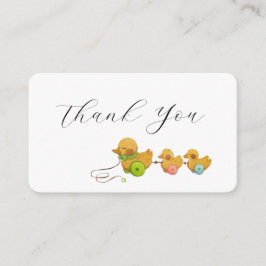 Tarjeta De Recepción Duck gracias
