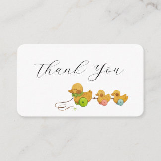 Tarjeta De Recepción Duck gracias