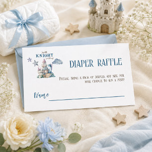 Tarjeta De Recepción Dulce Caballero Dragón Soñador Bebé Ropa Interior