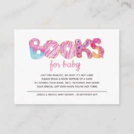 Tarjeta De Recepción Dulce Candyland aspersa libros para bebé