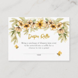 Tarjeta De Recepción Dulce como puede ser Baby Shower Diaper Raffle