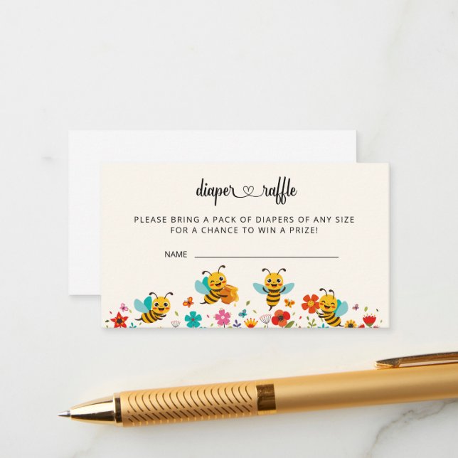 Tarjeta De Recepción Dulce como puede ser la caja de boletos de rifa de (Anverso/Reverso In Situ)