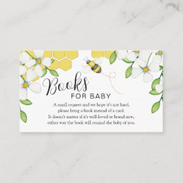 Tarjeta De Recepción Dulce como puede ser la miel Baby Shower Books par