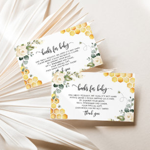 Tarjeta De Recepción Dulce como pueden ser los libros de abejas para el