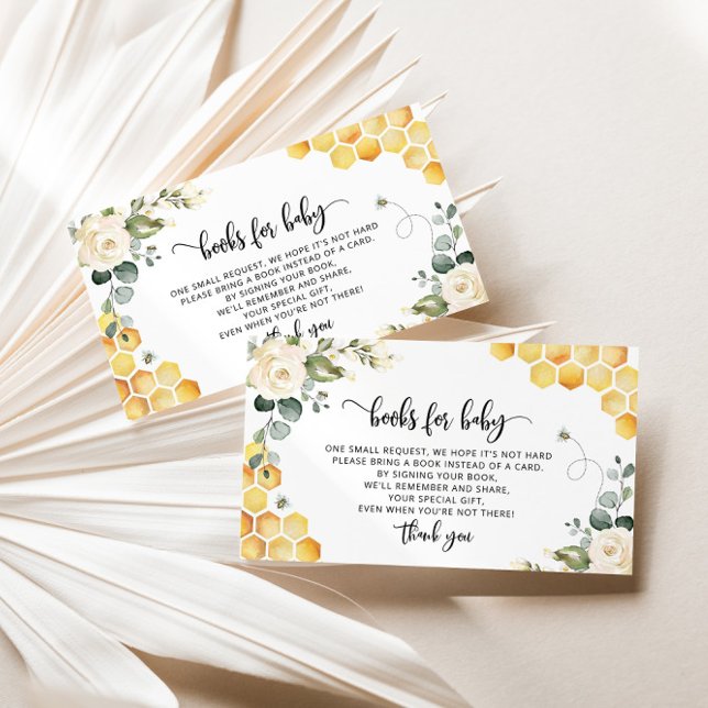 Tarjeta De Recepción Dulce como pueden ser los libros de abejas para el (Subido por el creador)