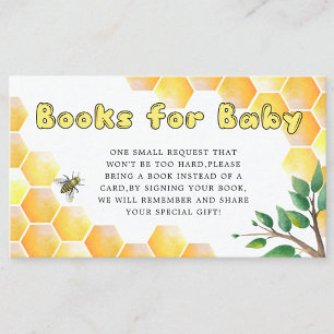 Tarjeta De Recepción Dulce como pueden ser los libros de abejas para el