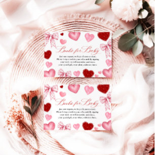 Tarjeta De Recepción Dulce Corazón Baby Shower, Libros para Bebé