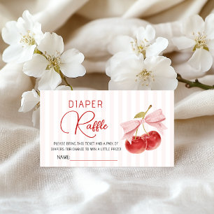 Tarjeta De Recepción Dulce de Cereza en la Parte Superior Juego de Paña