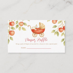 Tarjeta De Recepción Dulce de Nuestros Ojos Fiesta de Bebé Rifa de Paña