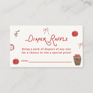 Tarjeta De Recepción Dulce de Nuestros Ojos Fiesta de Bebé Rifa de Paña