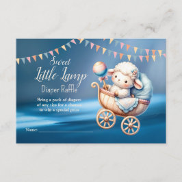 Tarjeta De Recepción Dulce Fiesta de Baby Shower de Pequeña Lámpara