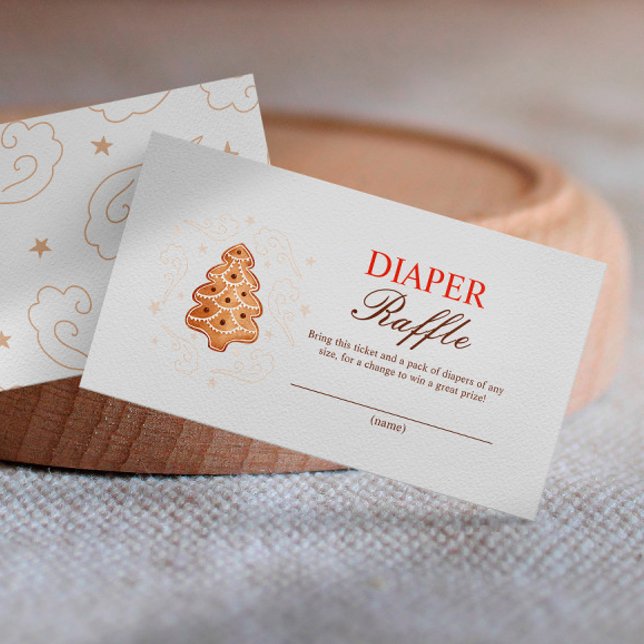 Tarjeta De Recepción Dulce Navidades de cookies Baby Shower Diaper Raff (Subido por el creador)