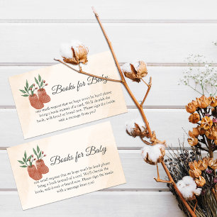 Tarjeta De Recepción Dulce Niña Boho Clothes Libros Para Bebé