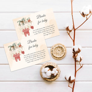Tarjeta De Recepción Dulce Niña Boho Clothes Libros Para Bebé