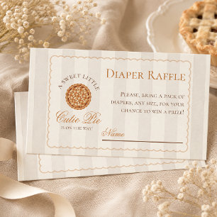 Tarjeta De Recepción Dulce Pastelito Caída Ducha de Bebé Pañal