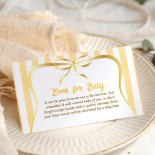 Tarjeta De Recepción Dulce Pequeño Cannoli Libro Baby Shower Italiano d