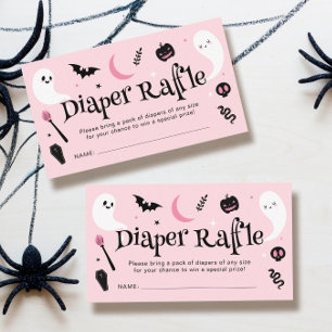 Tarjeta De Recepción Dulce rifa de pañales para baby shower de Hallowee