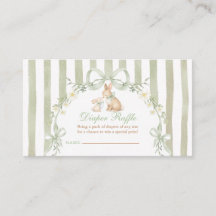 Dulce rifa de pañales para baby shower Little Bunn