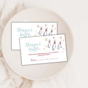 Tarjeta De Recepción Dulce Sorteo de Pañales de Bolos Fiesta de Bebé 