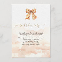 Dulces calabazas de otoño con lazo Baby Shower