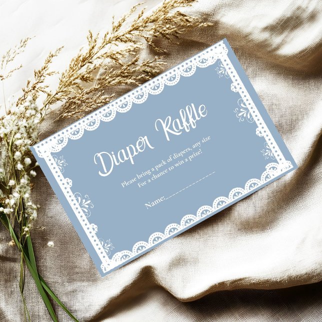 Tarjeta De Recepción Dusty Blue Mexico Boy bebé ducha de pañales solici (Subido por el creador)