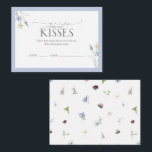Tarjeta De Recepción Dusty Blue Wildflower Bridal Shower Game<br><div class="desc">Añade un momento de encanto alegre a tu celebración con esta hermosa tarjeta de juego de adivinanzas. Enmarcado en un azul polvoriento suave y acentuado con flores silvestres dispersas, es la manera perfecta de invitar a los invitados a la diversión, ya sea colocado cerca de un frasco de caramelo en...</div>