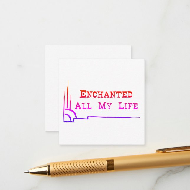 Tarjeta De Recepción e.a.m.l ENCLOSURE CARD (Anverso/Reverso In Situ)