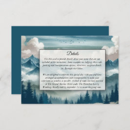 Tarjeta De Recepción Ecos a través de las minas sabrosas