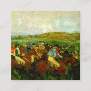 Tarjeta De Recepción Edgar Degas Horseback Riding