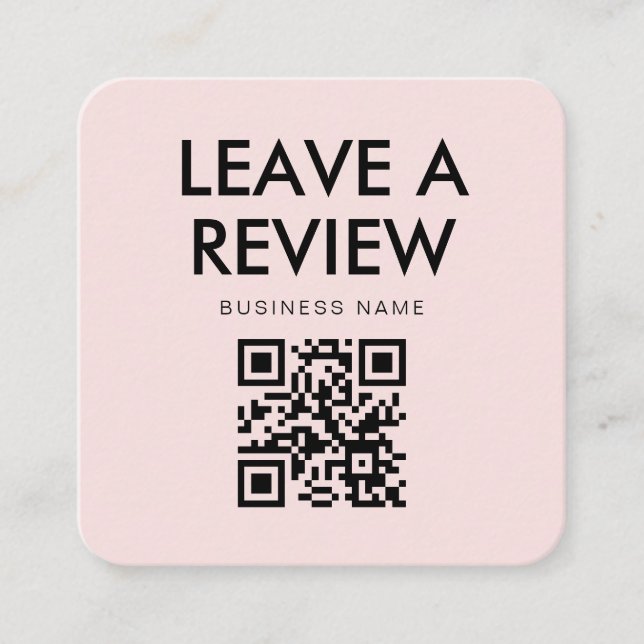 Tarjeta De Recepción Editable Logo Pink Thank You Package (Anverso)