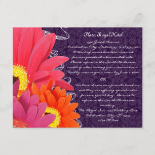 Tarjeta De Recepción Eggplant Gerber