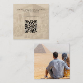Tarjeta De Recepción Egypt Passport QR