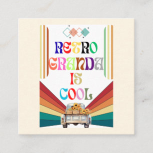 Tarjeta De Recepción El abuelo retro es Guay
