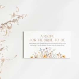 Tarjeta De Recepción El amor está en flor silvestre de florecimiento re