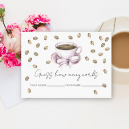 Tarjeta De Recepción El amor está en marcha Cuántos corchos juego de la