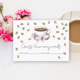 Tarjeta De Recepción El amor está en marcha Cuántos corchos juego de la