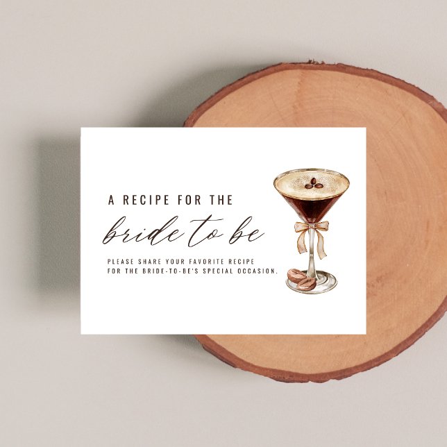 Tarjeta De Recepción El amor está preparando la receta de la ducha mart (Subido por el creador)