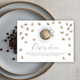 Tarjeta De Recepción El amor se está preparando ducha de novia.