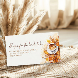 Tarjeta De Recepción El amor se está preparando la ducha de novia Compa