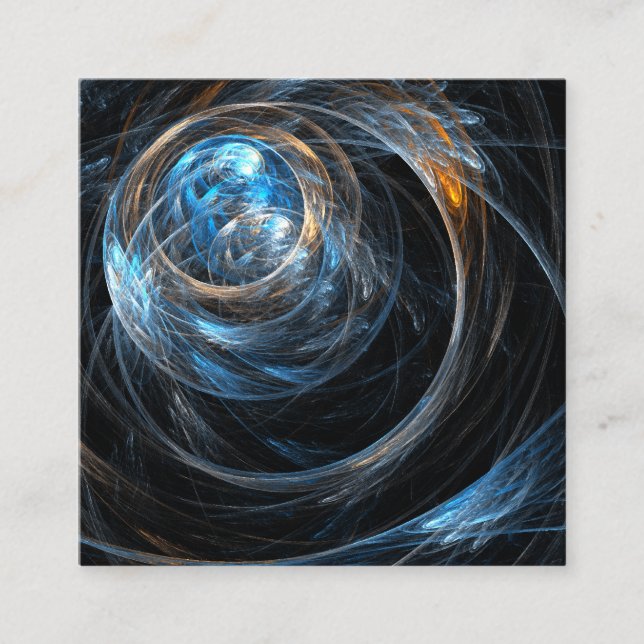 Tarjeta De Recepción El arte abstracto mundial (Anverso)