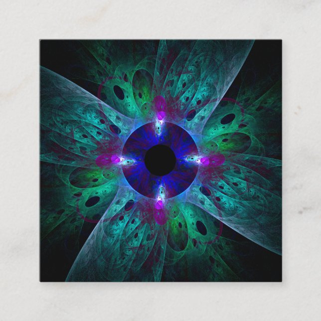 Tarjeta De Recepción El arte abstracto visual (Anverso)